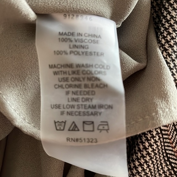 Vince Camuto Peplum Sleeve Knee length Dress green floral size 4 - Picture 12 of 12